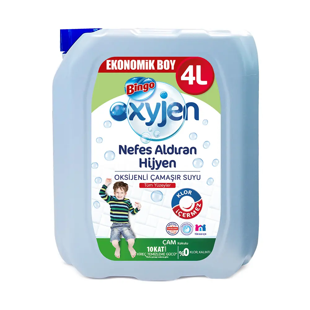 Bingo Oksijen Çamaşır Suyu Çam 4 Litre