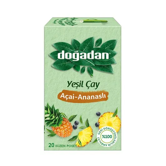 Doğadan Yeşil Çay Açai Ananaslı 34 gr