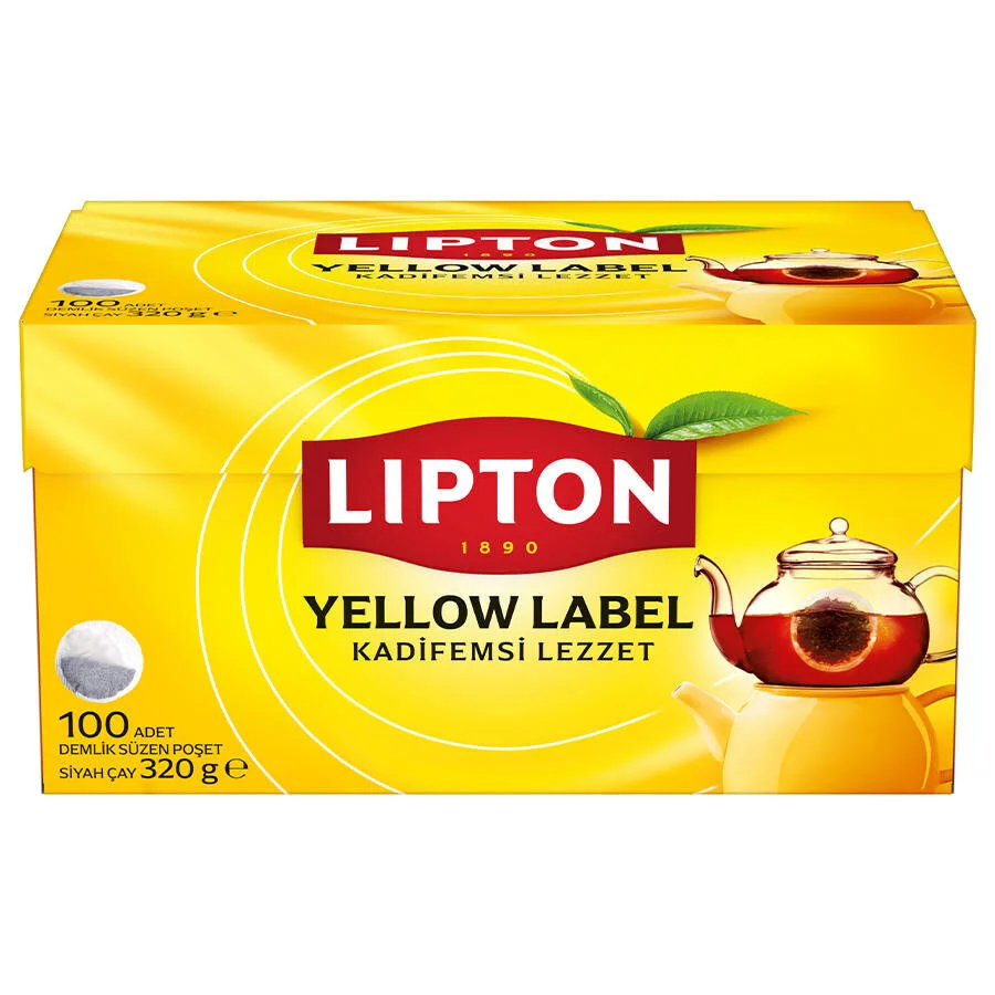 Lipton Yellow Label Demlik Poşet Çay 100'lü