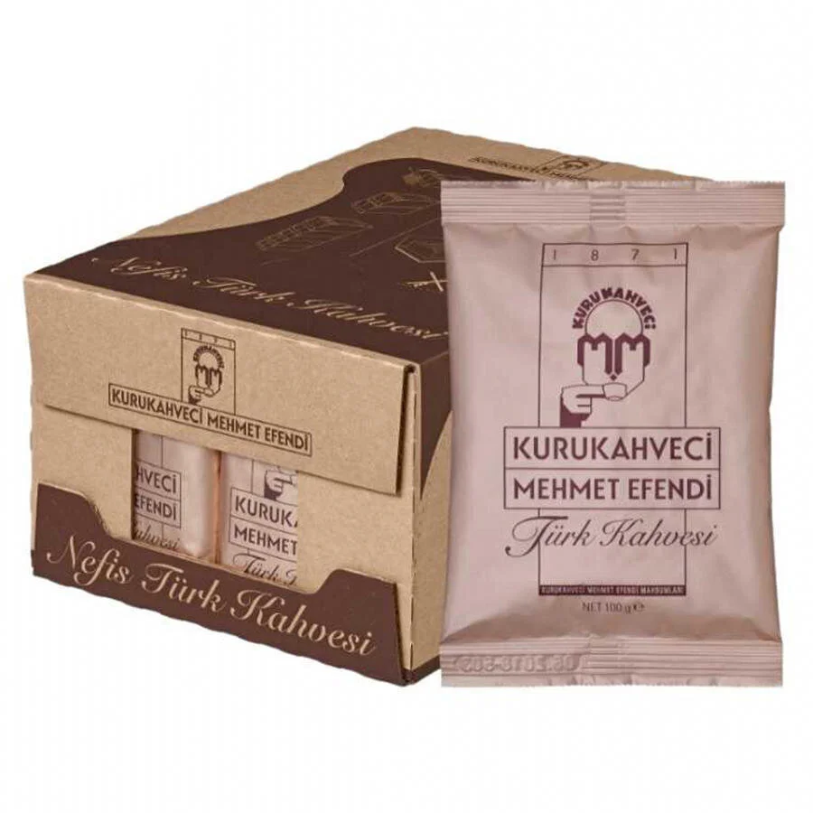 Kurukahveci Mehmet Efendi Türk Kahvesi 100 g x 25'li