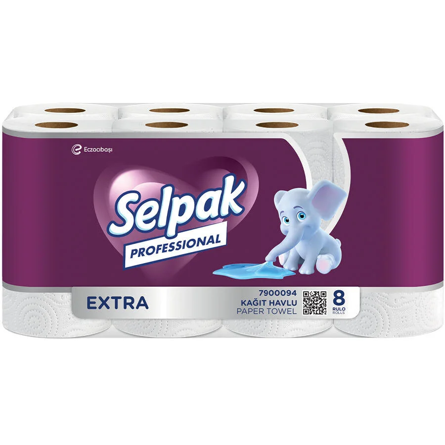 Selpak Professional Extra Kağıt Havlu 8'li