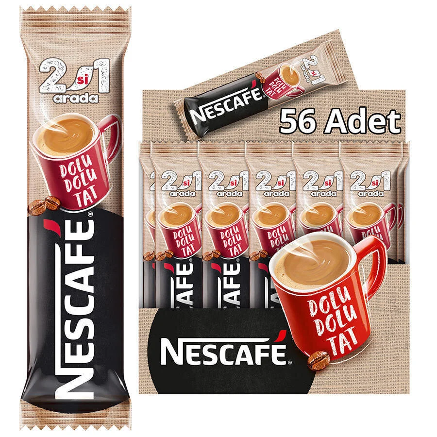 Nescafe 2'si 1 Arada Kahve 10 g 56'lı