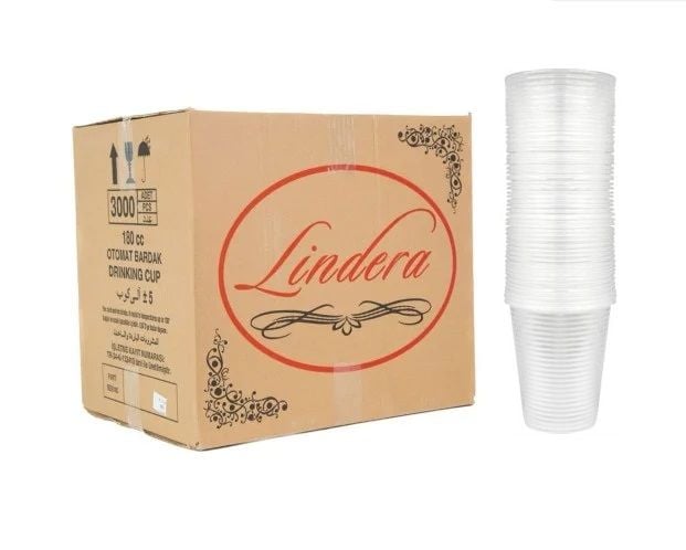 Lindera Plastik Bardak Koli 3000 Adet